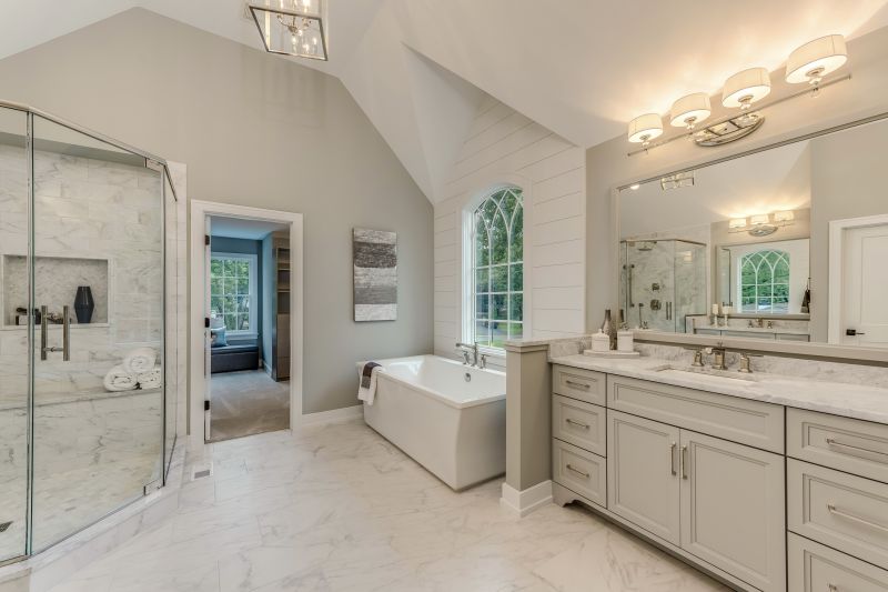 Stylish Lighting Over Vanity Area