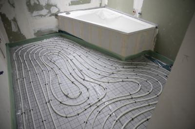 Heated Floor System Installation